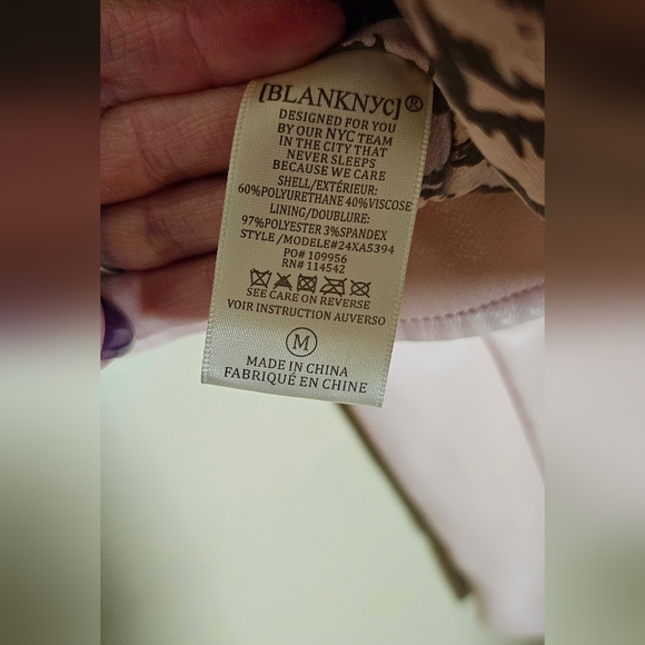 Women's Blank NYC Pink Moto Jacket - Picture 13 of 14